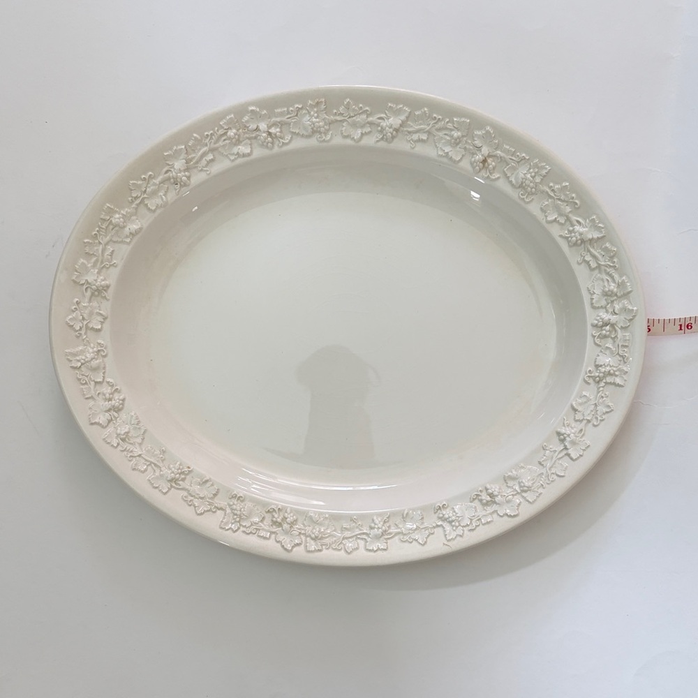 Wedgwood Queens Ware Oval Platter, 15 inch long